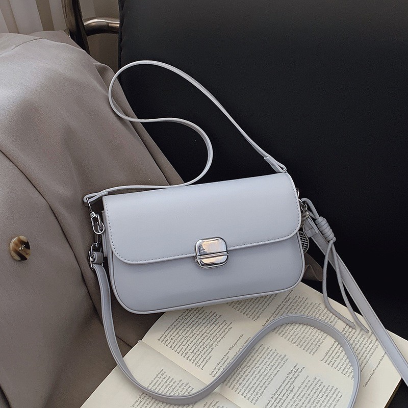 Женская сумка кросс боди Marie голубая - 3 фото