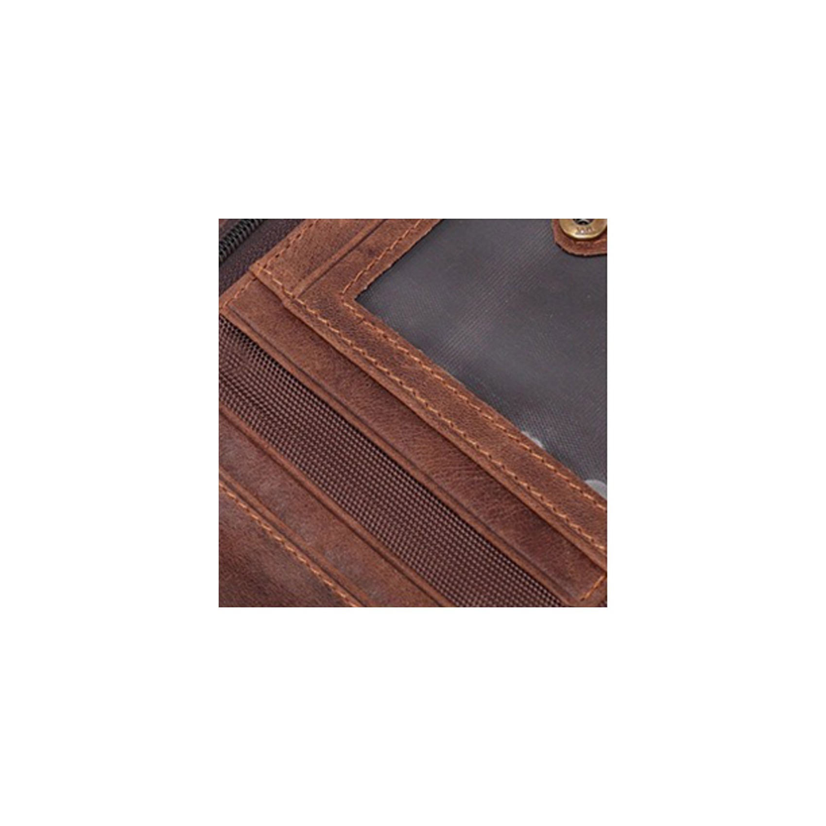 Чоловічий шкіряний гаманець Allen коричневий