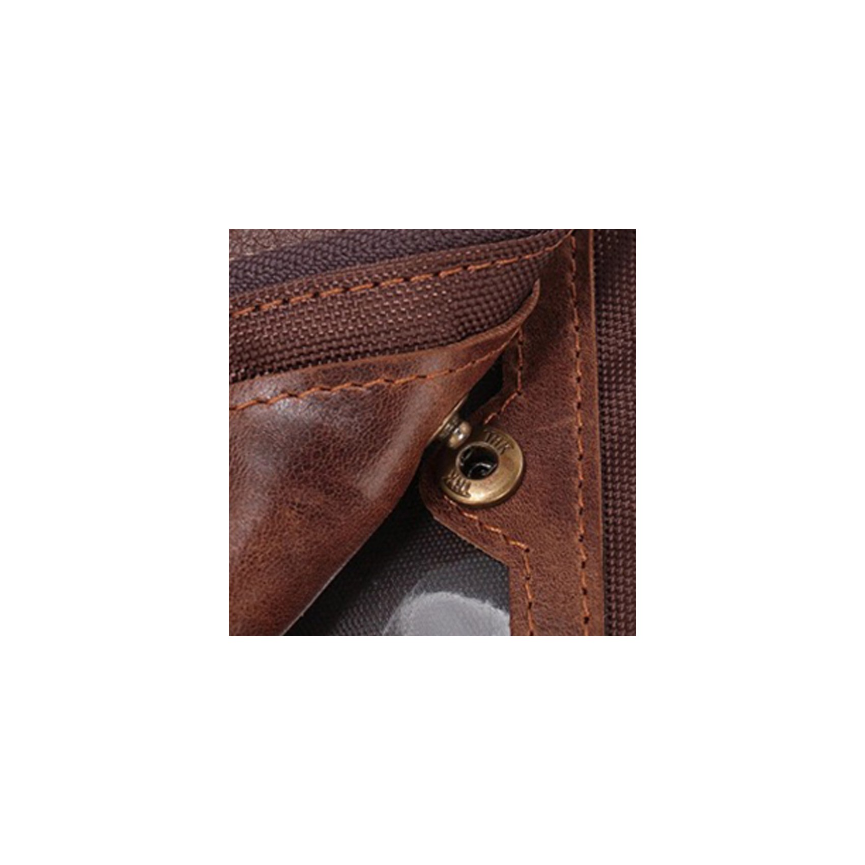 Чоловічий шкіряний гаманець Allen коричневий