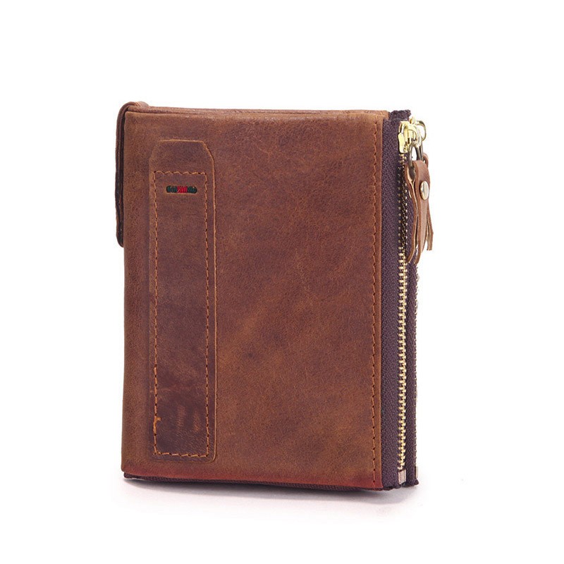 Чоловічий шкіряний гаманець Allen коричневий