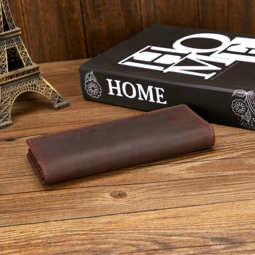 Мужское кожаное портмоне Howard темно-коричневое фото