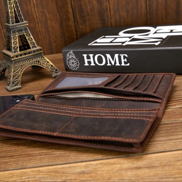 Мужское кожаное портмоне Howard темно-коричневое фото