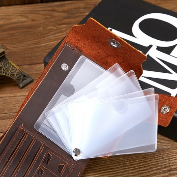 Мужской кожаный кошелек Delroy темно-коричневый фото