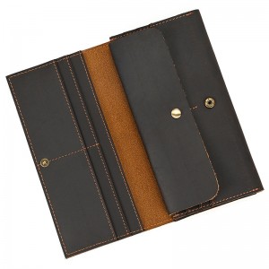 Мужское кожаное портмоне Mortimer темно-коричневое