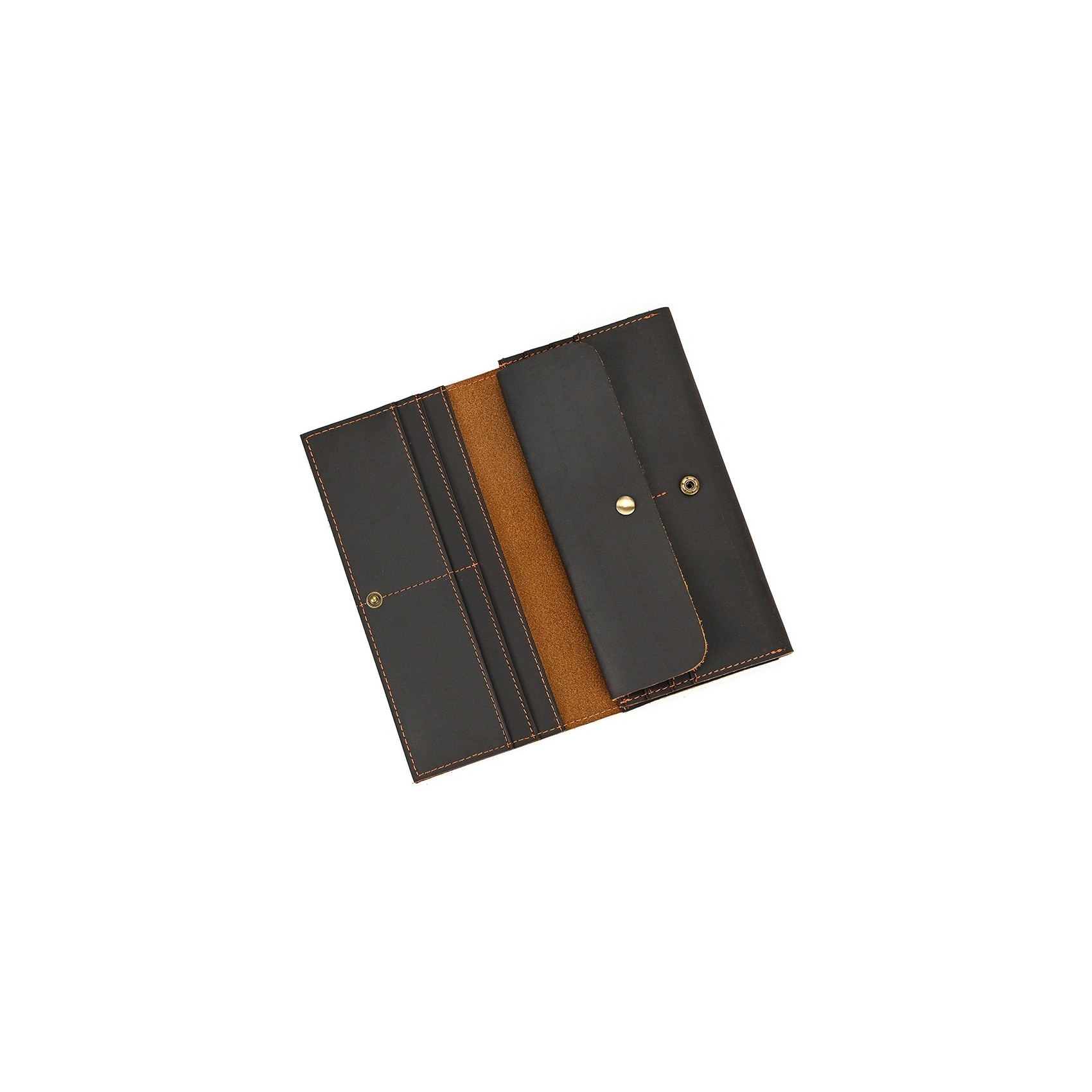 Чоловіче шкіряне портмоне Mortimer темно-коричневе