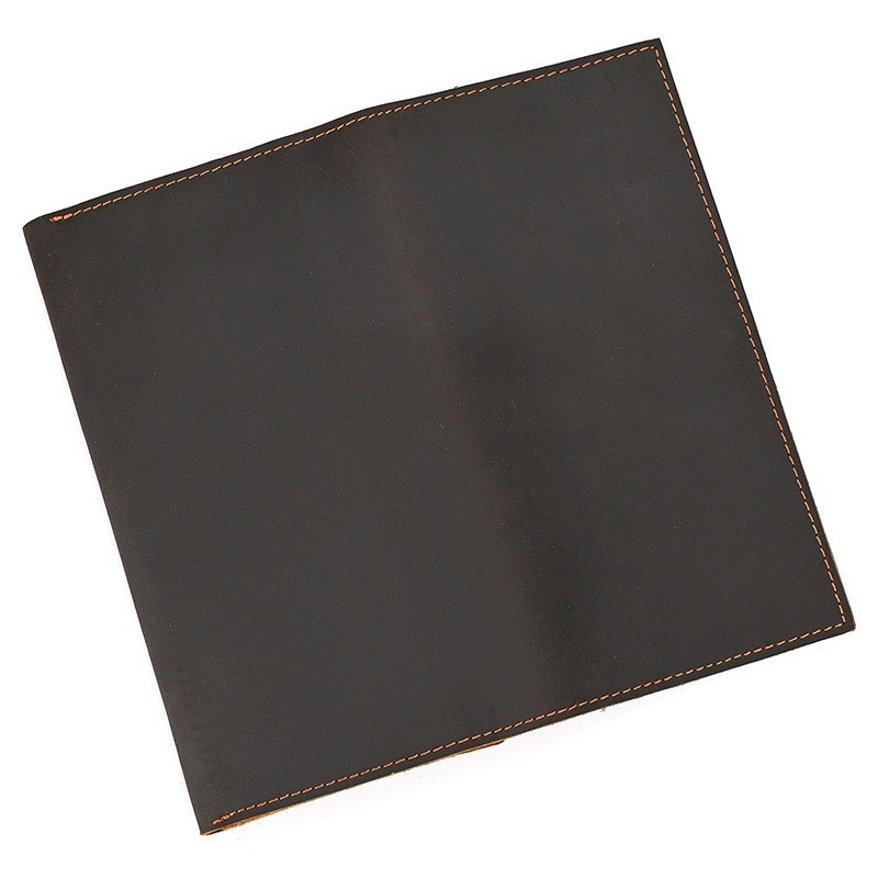 Мужское кожаное портмоне Mortimer темно-коричневое - 6 фото