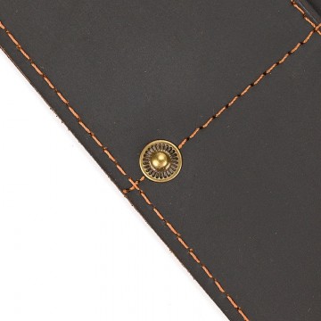 Мужское кожаное портмоне Mortimer темно-коричневое фото