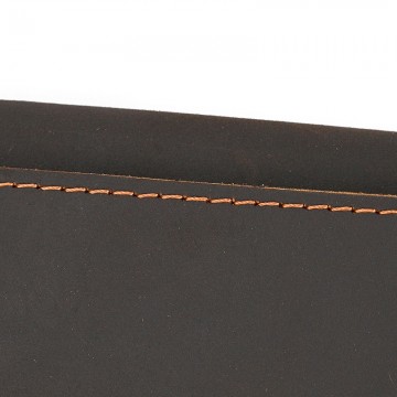 Чоловіче шкіряне портмоне Mortimer темно-коричневе фото