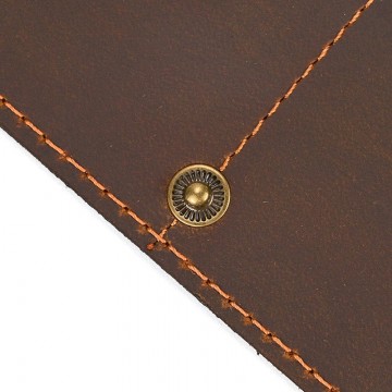 Мужское кожаное портмоне Mortimer коричневое фото