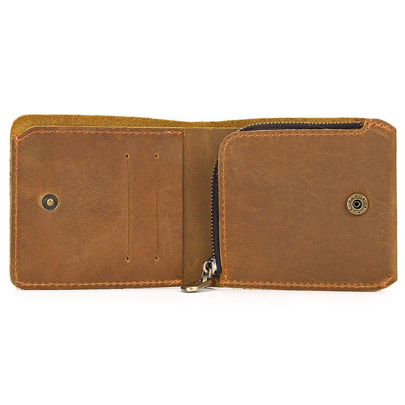 Мужской кожаный кошелек Grahame светло-коричневый фото