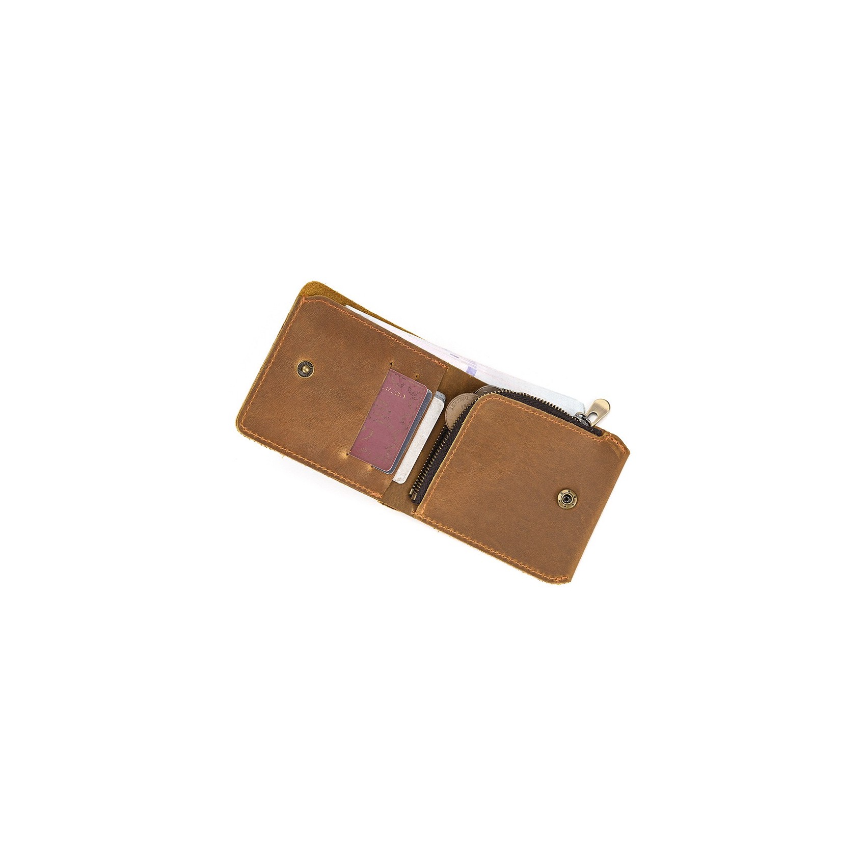 Чоловічий шкіряний гаманець Grahame світло-коричневий