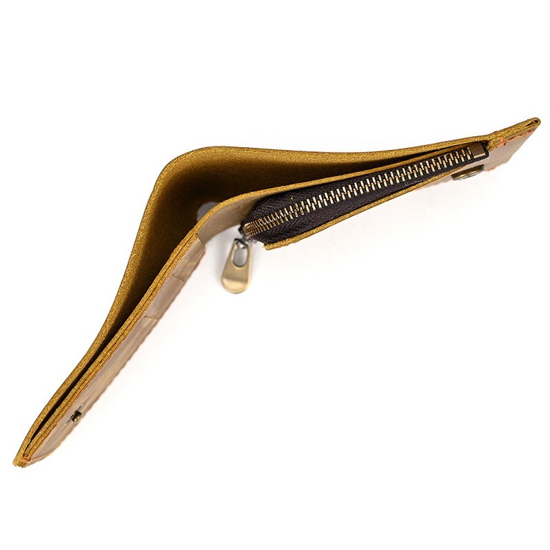 Чоловічий шкіряний гаманець Grahame світло-коричневий - 4 фото