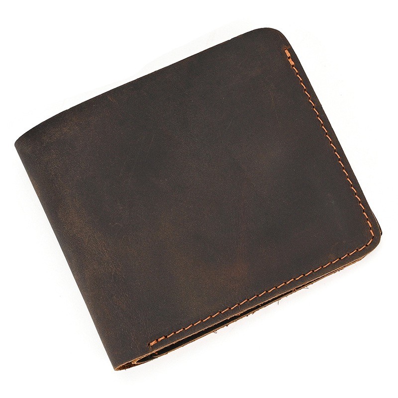 Чоловічий шкіряний гаманець Grahame темно-коричневий - 1 фото
