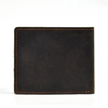 Мужской кожаный кошелек Wingfield темно-коричневый фото
