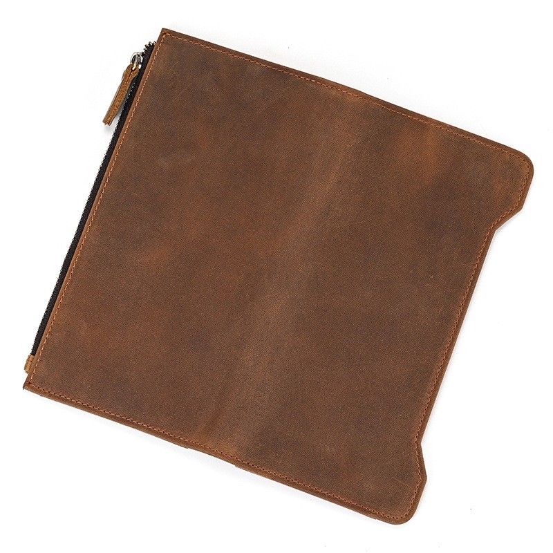 Мужское кожаное портмоне Nicolas коричневое - 3 фото