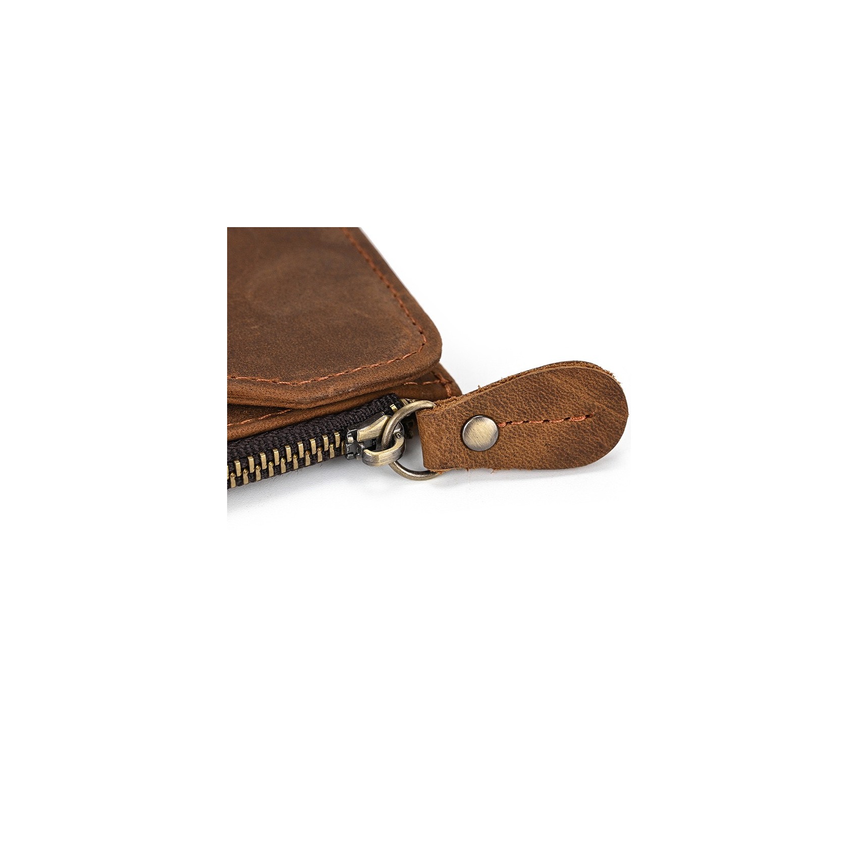 Чоловіче шкіряне портмоне Nicolas коричневе