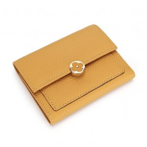 Жіночий шкіряний гаманець Whitney гірчичний