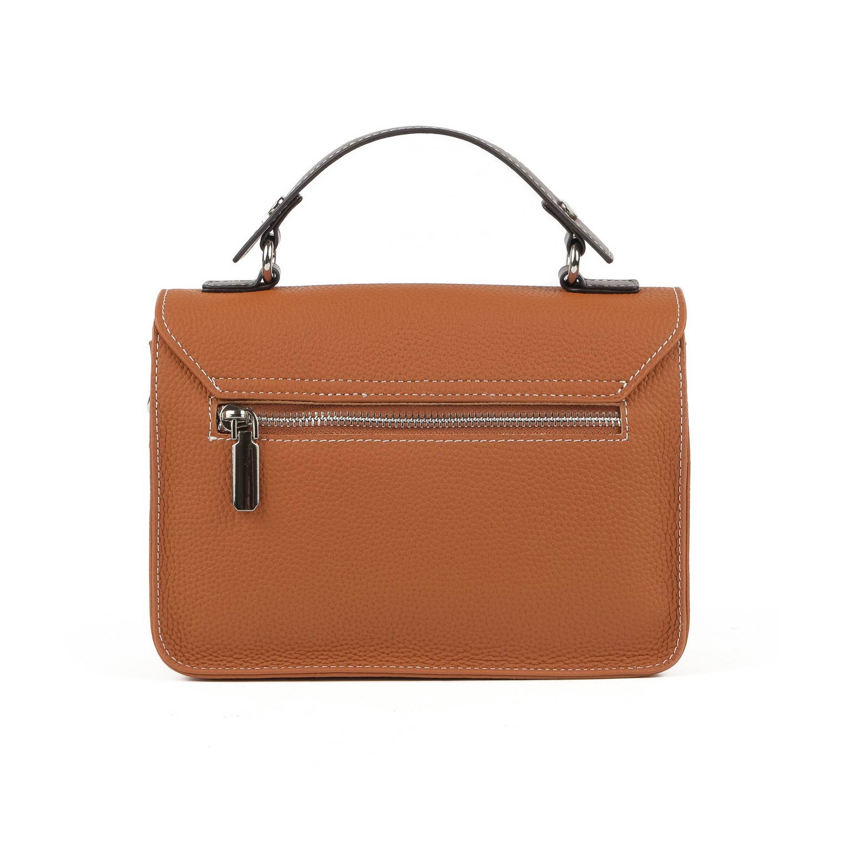 Жіноча шкіряна сумка месенджер Camille коричнева