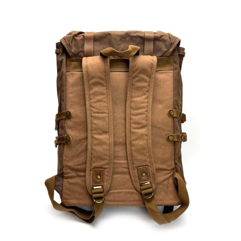 Чоловічий міський рюкзак Christopher коричневий - 3 фото