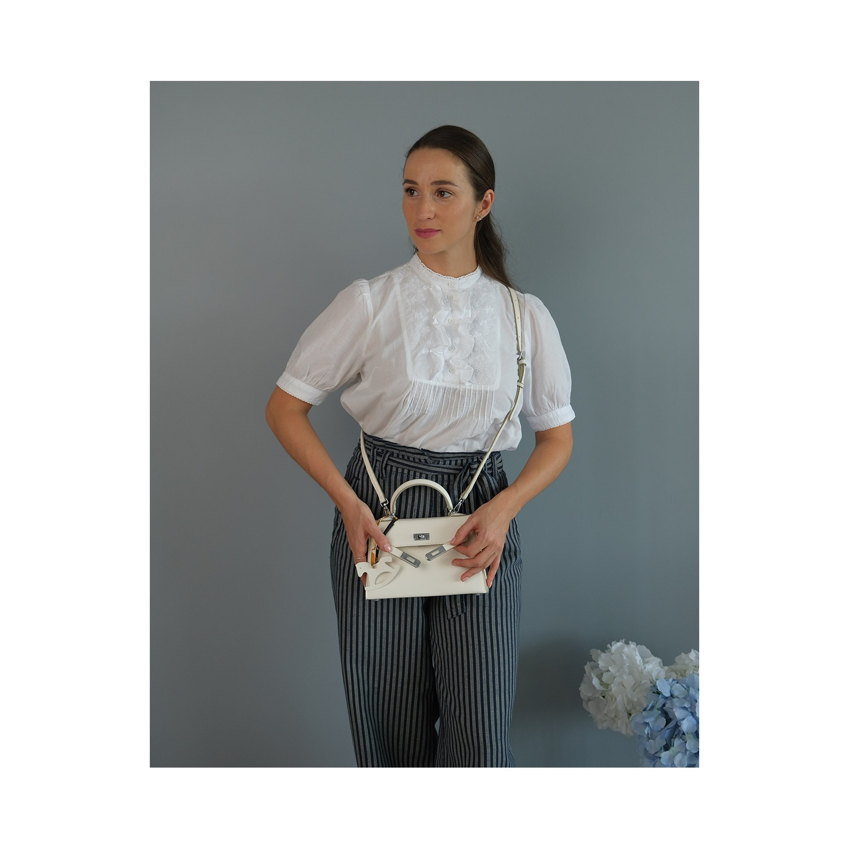 Жіноча сумка Kira 22 молочна