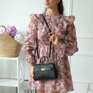 Жіноча шкіряна сумка Brielle чорна