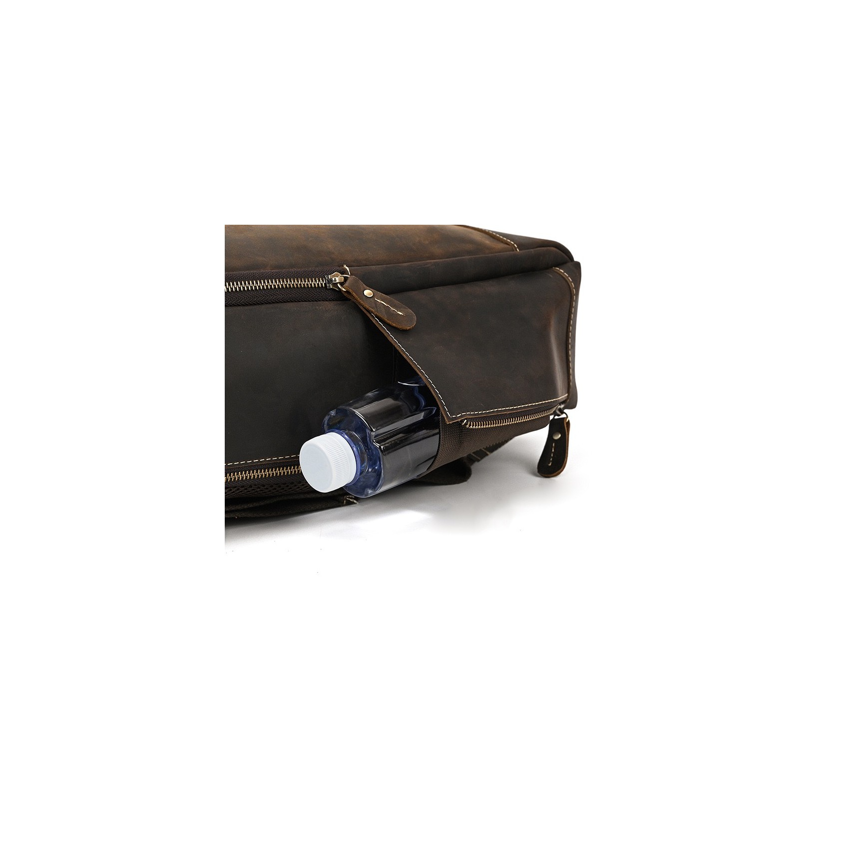 Чоловічий шкіряний рюкзак Fincher темно-коричневий