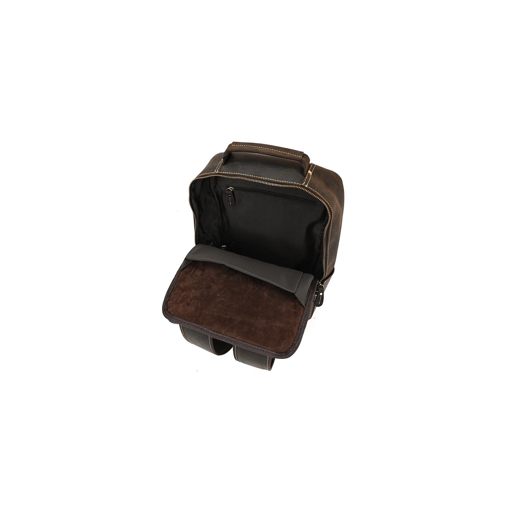 Чоловічий шкіряний рюкзак Fincher темно-коричневий