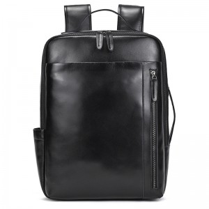 Чоловічий рюкзак шкіряний Portland чорний