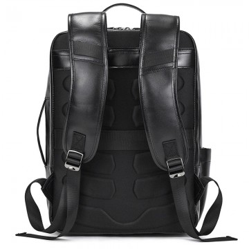 Мужской кожаный рюкзак Portland черный фото