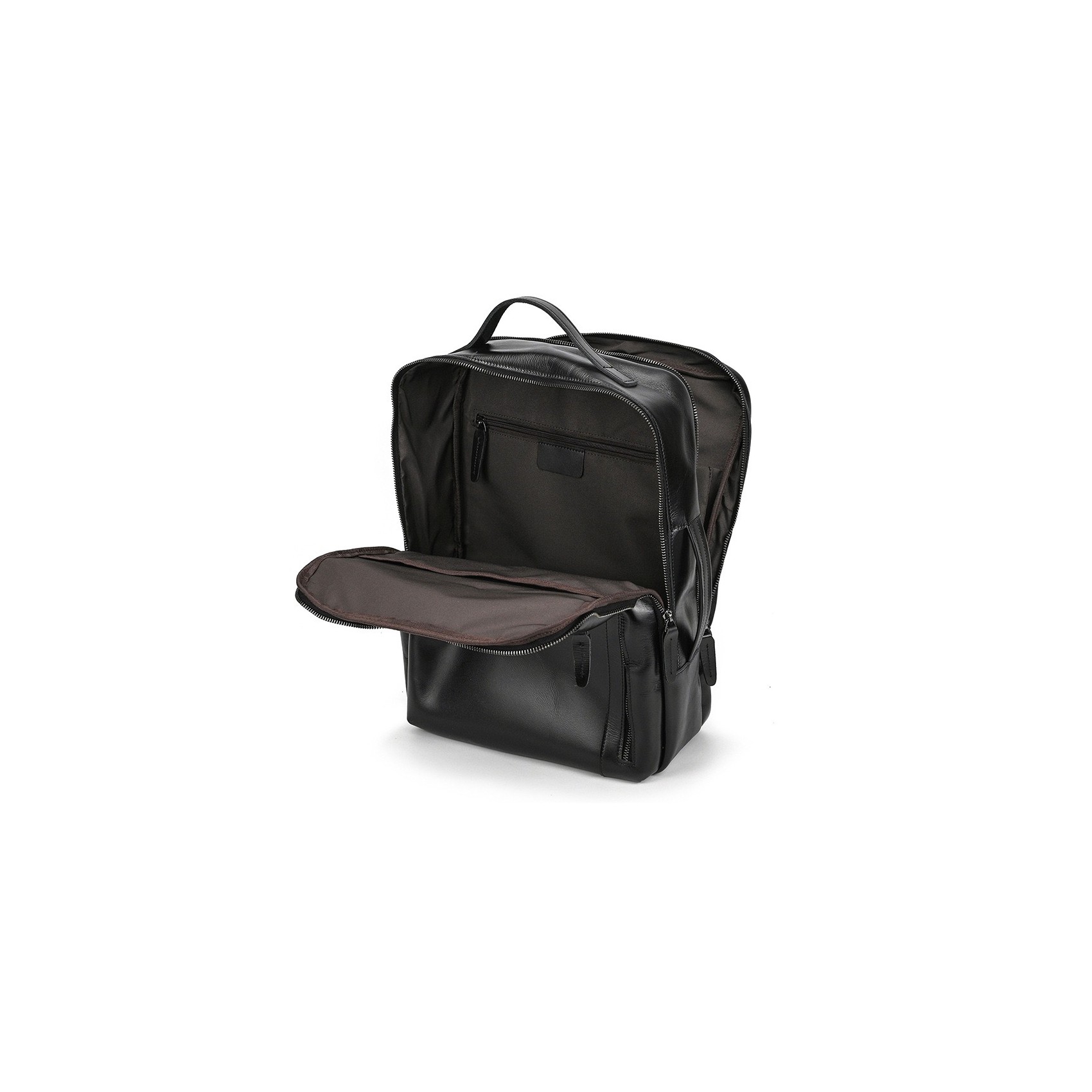 Чоловічий рюкзак шкіряний Portland чорний