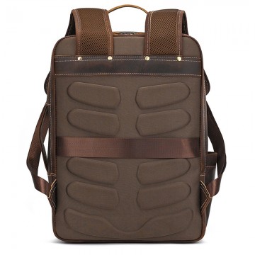 Чоловічий рюкзак шкіряний Portland темно-коричневий фото