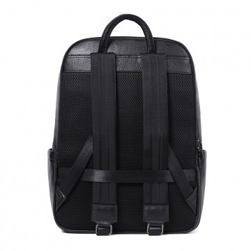 Мужской кожаный рюкзак Theodore черный фото