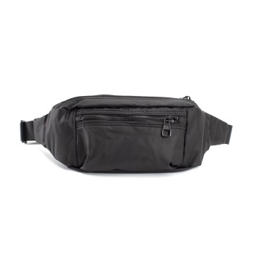 Сумка бананка на пояс черная Boston фото