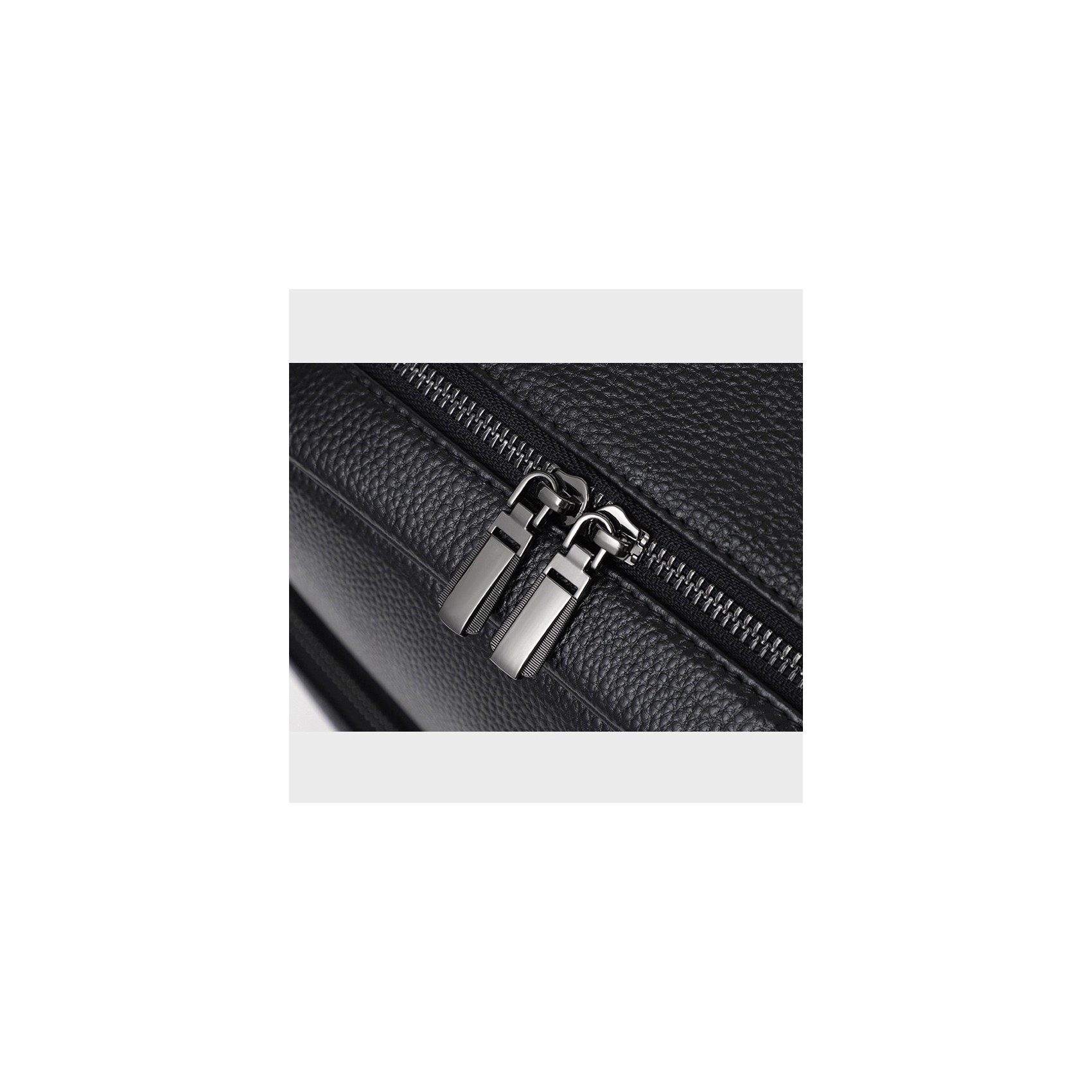 Мужской кожаный рюкзак Theodore черный