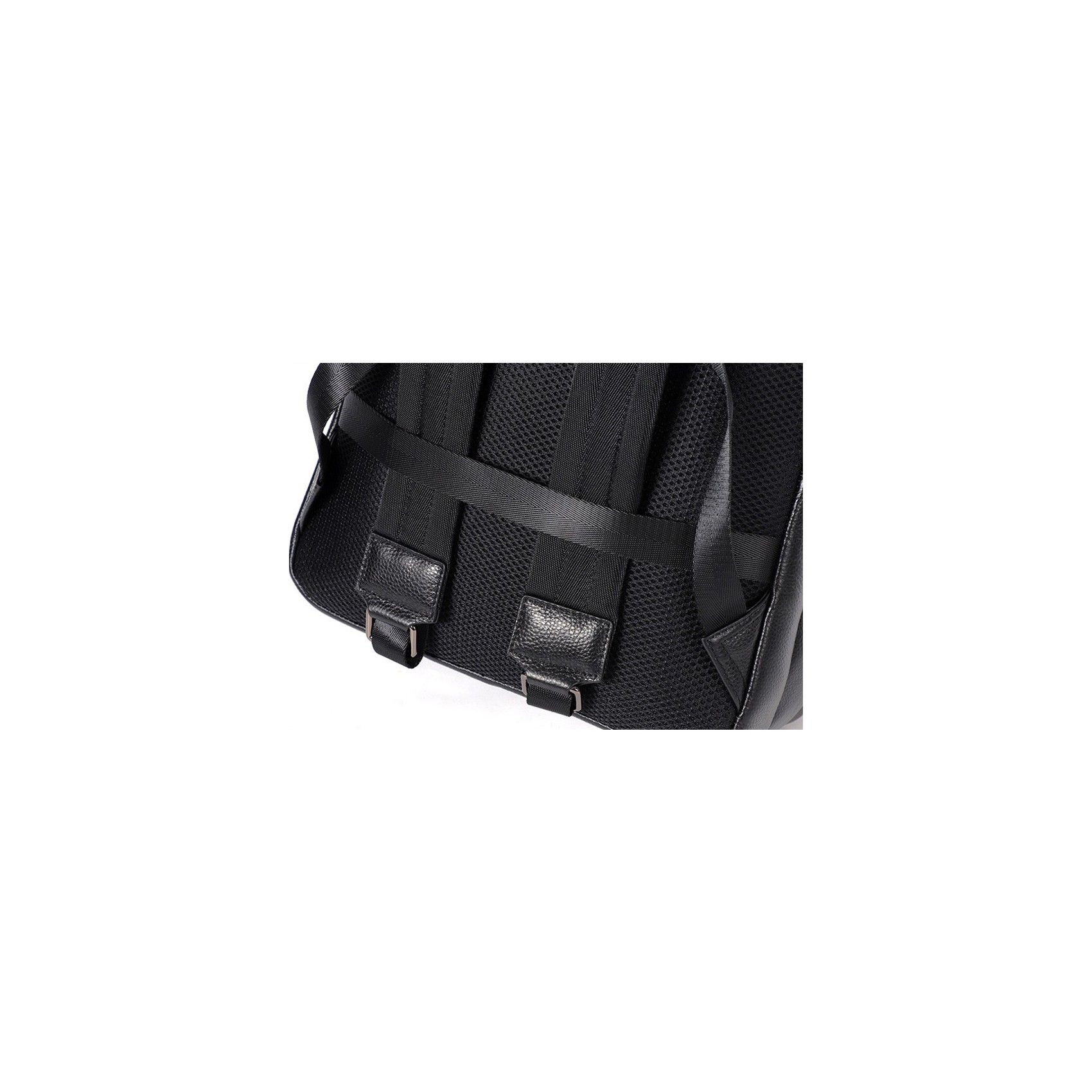 Мужской кожаный рюкзак Theodore черный