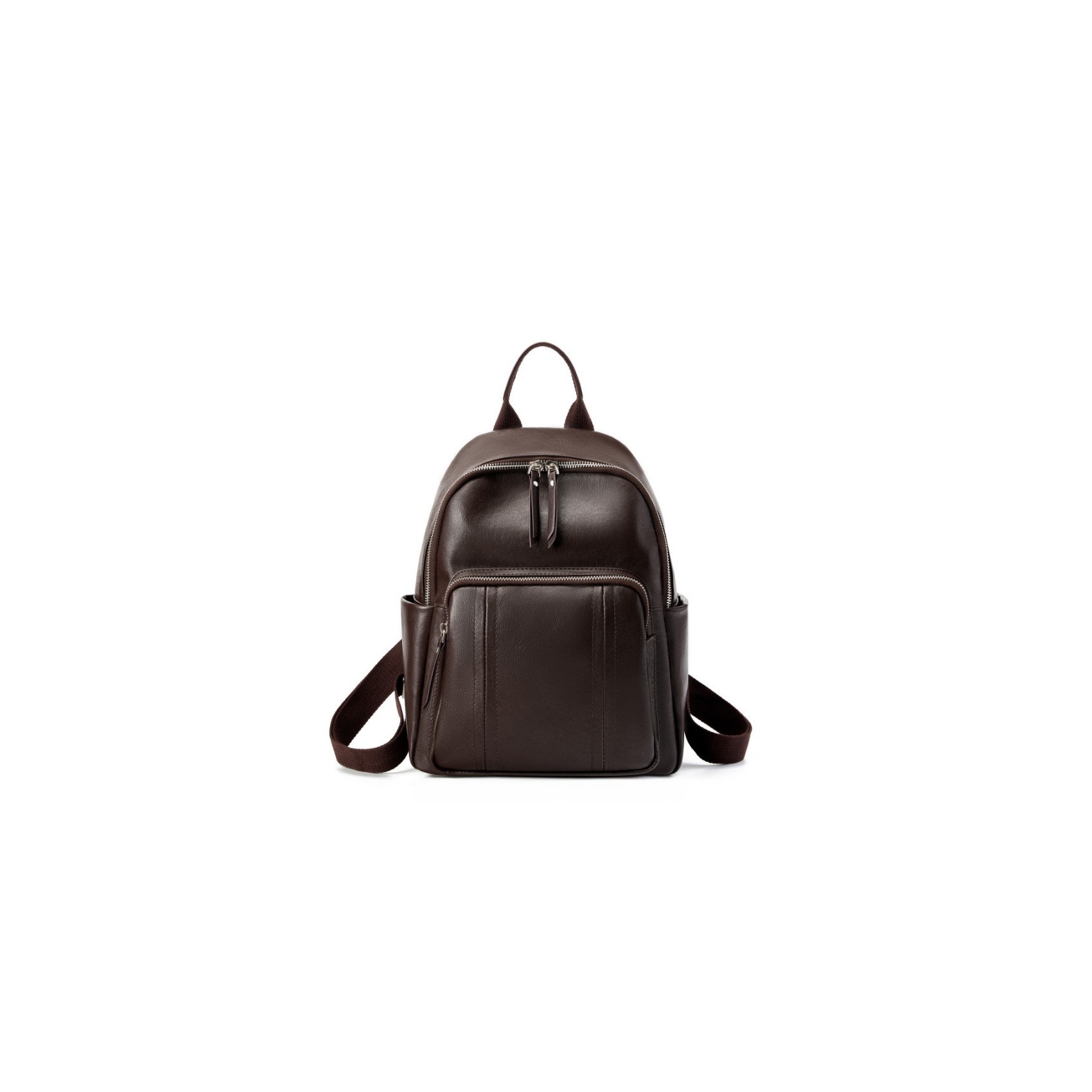 Жіночий шкіряний рюкзак Giulia темно-коричневий
