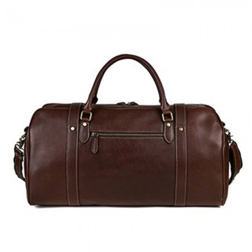 Мужская кожаная дорожная сумка Tiverton коричневая фото