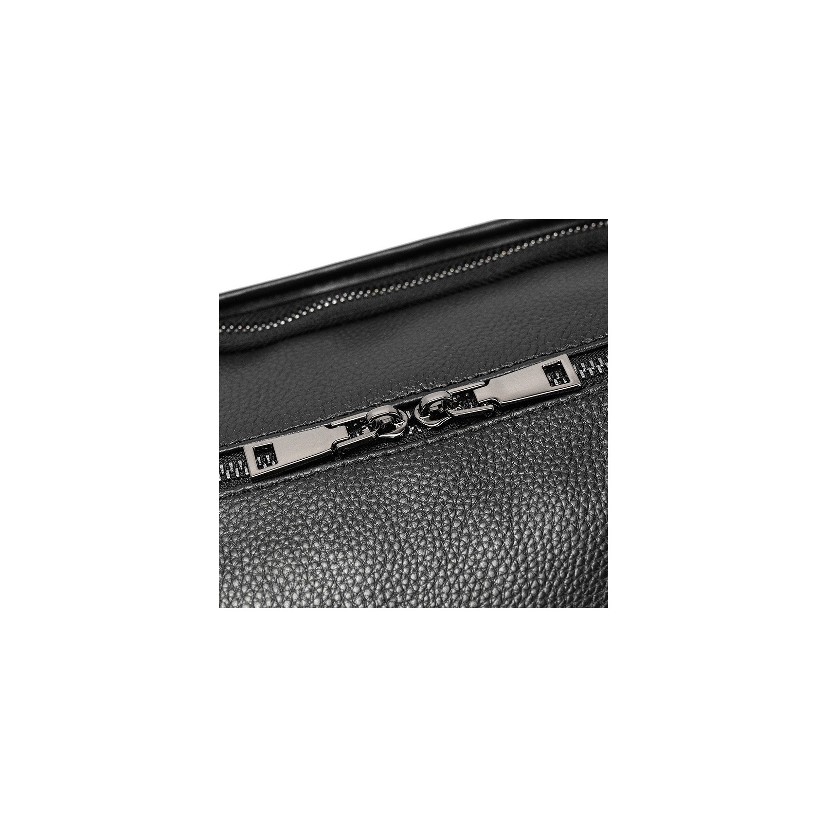 Чоловіча шкіряна дорожня сумка Edwin чорна