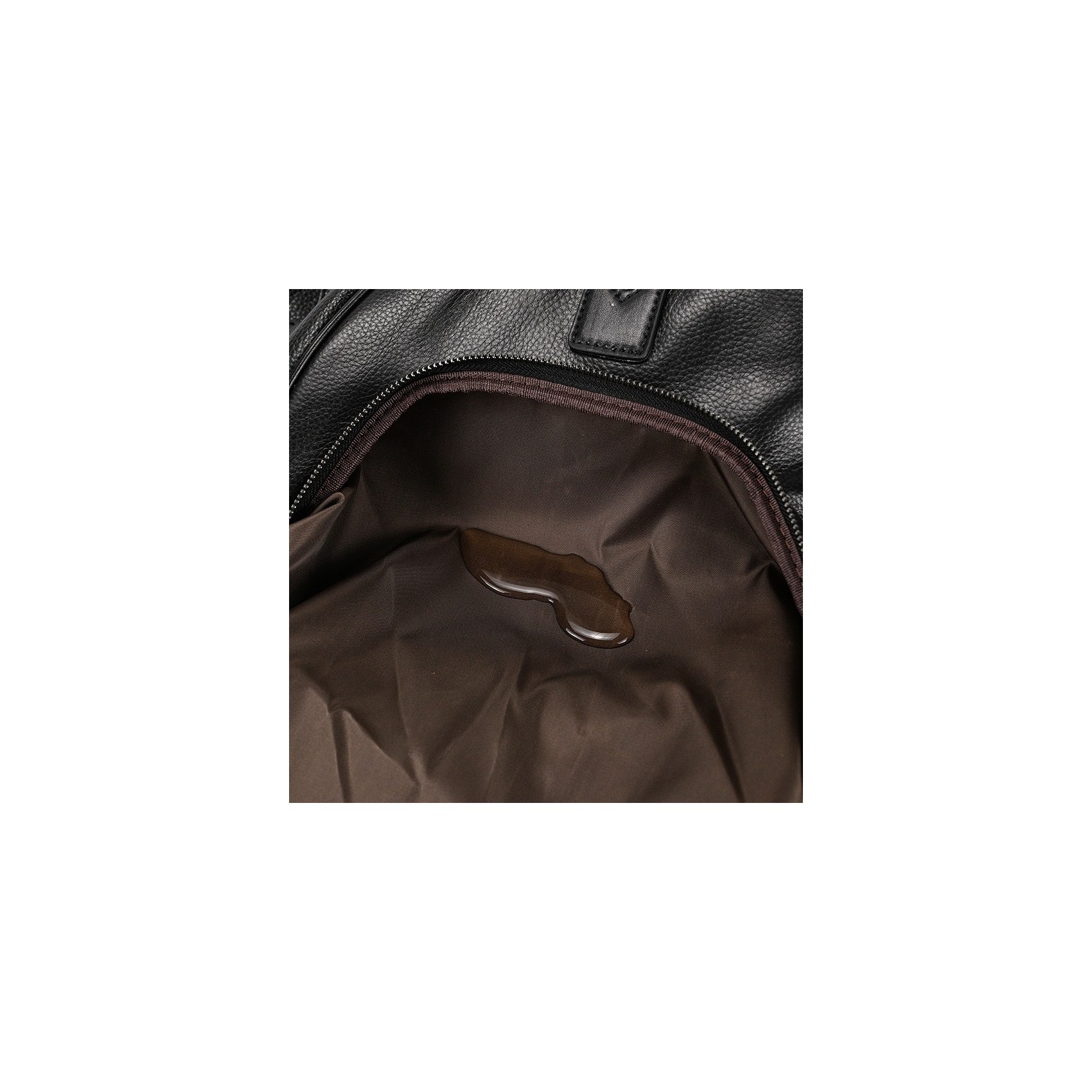 Чоловіча шкіряна дорожня сумка Edwin чорна