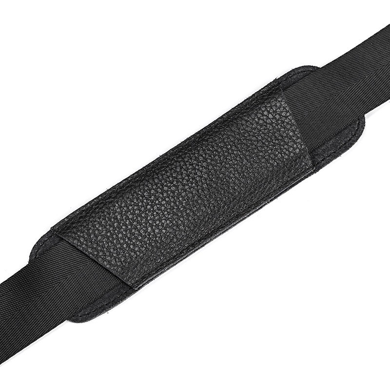 Мужская кожаная дорожная сумка Edwin черная - 23 фото