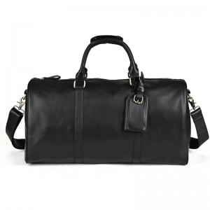 Чоловіча шкіряна дорожня сумка Christof чорна