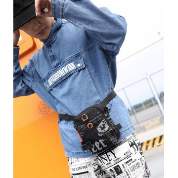 Чоловіча сумка барсетка Zack через плече чорна фото