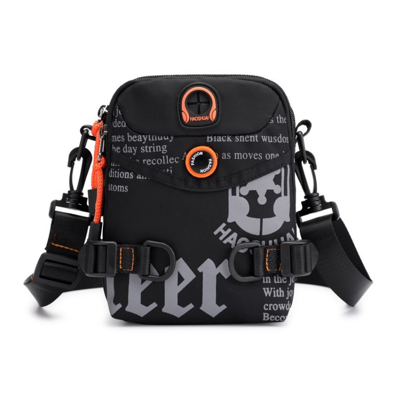 Мужская сумка барсетка Zack через плечо черная фото