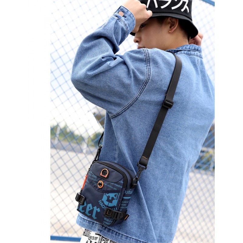 Чоловіча сумка барсетка Zack через плече синя - 2 фото