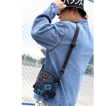 Чоловіча сумка барсетка Zack через плече синя фото