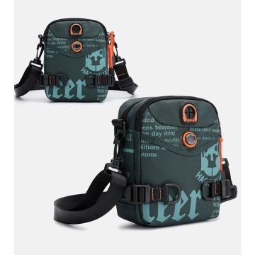 Чоловіча сумка барсетка Zack через плече бірюзова фото