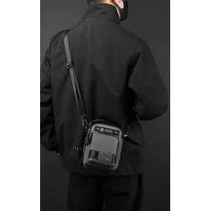 Мужская сумка барсетка Ewan через плечо серая