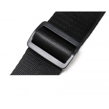 Мужская кожаная сумка бананка на пояс Linderhof черная фото