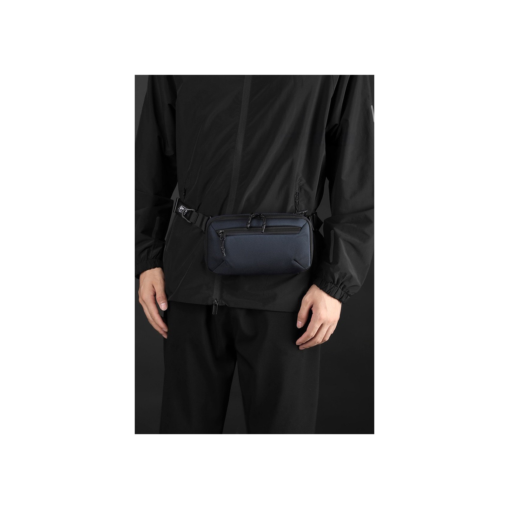 Сумка бананка на пояс Nowel синяя