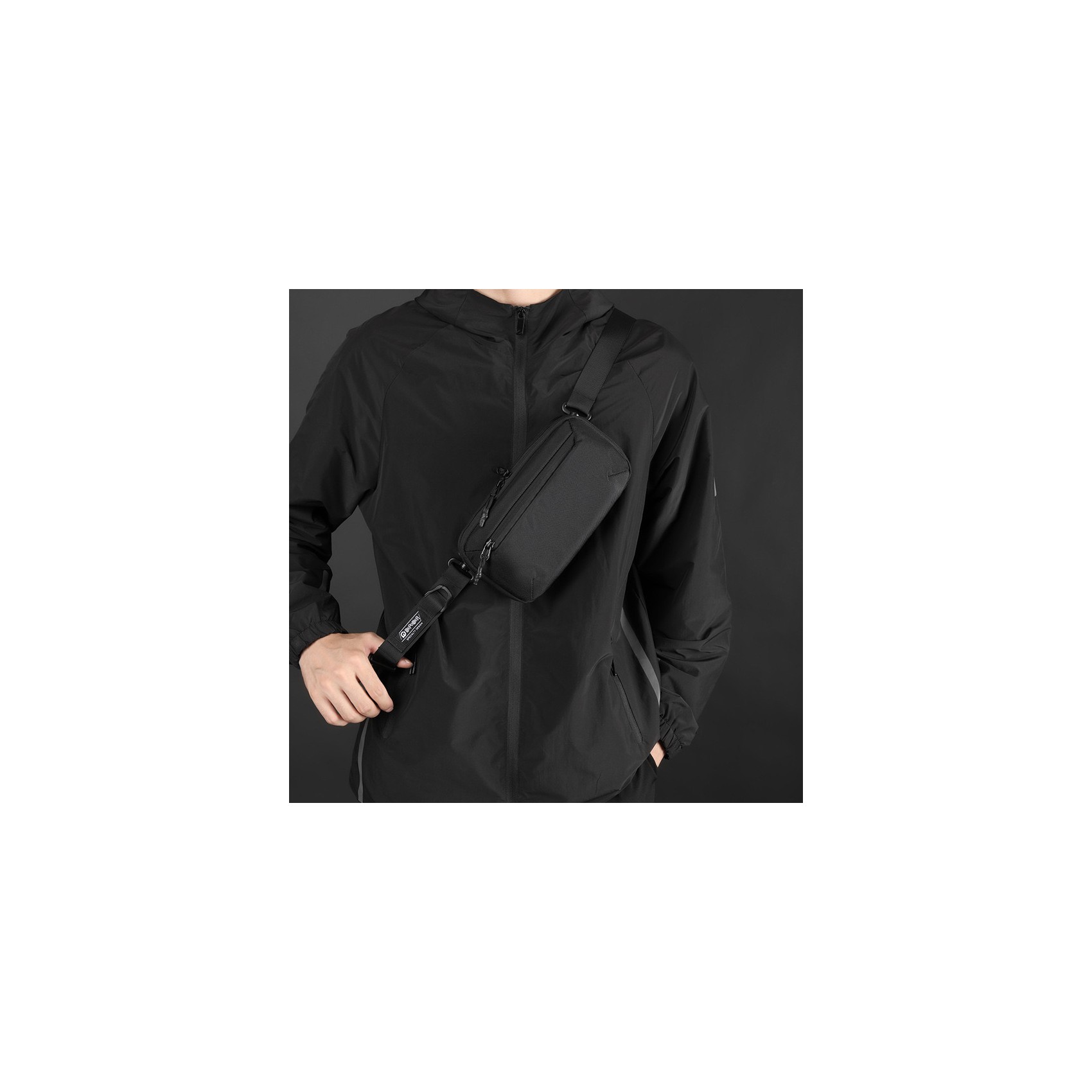 Сумка бананка на пояс Nowel чорна